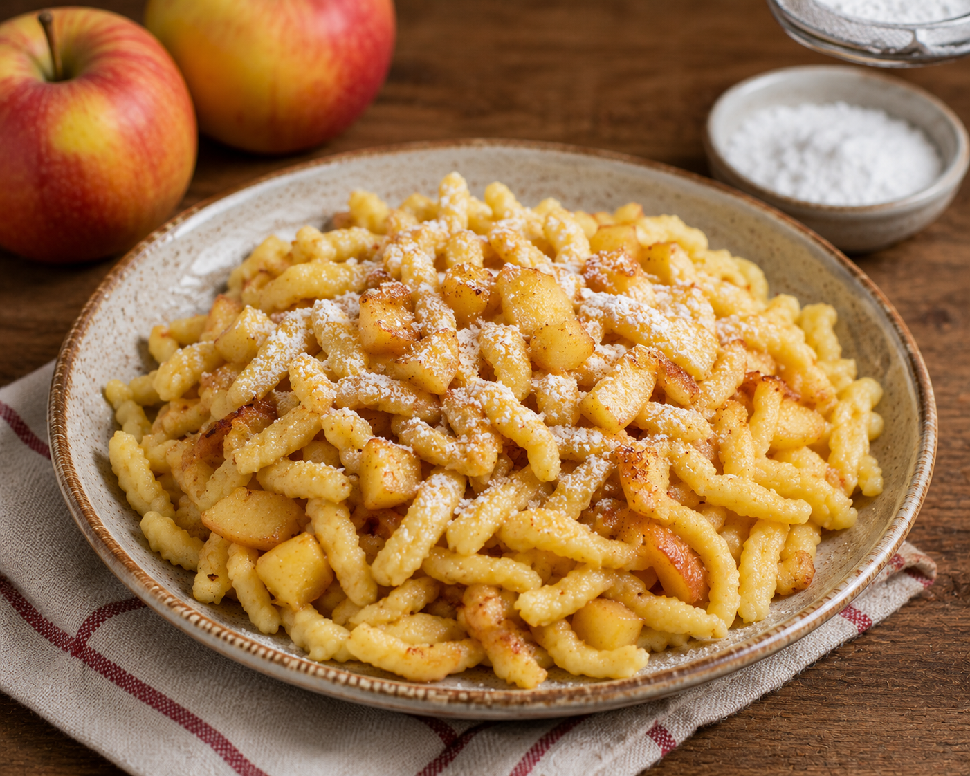 Apfelspätzle