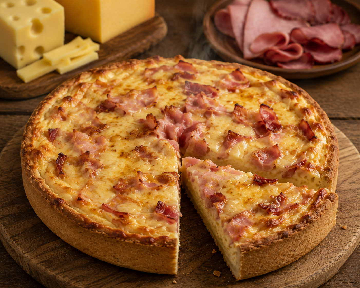 Warmer Käsekuchen